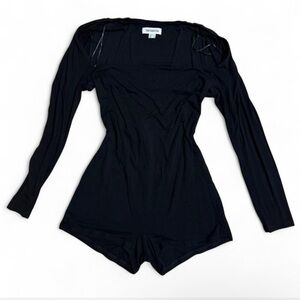 Thats So Fetch Black Long Sleeve Bodysuit